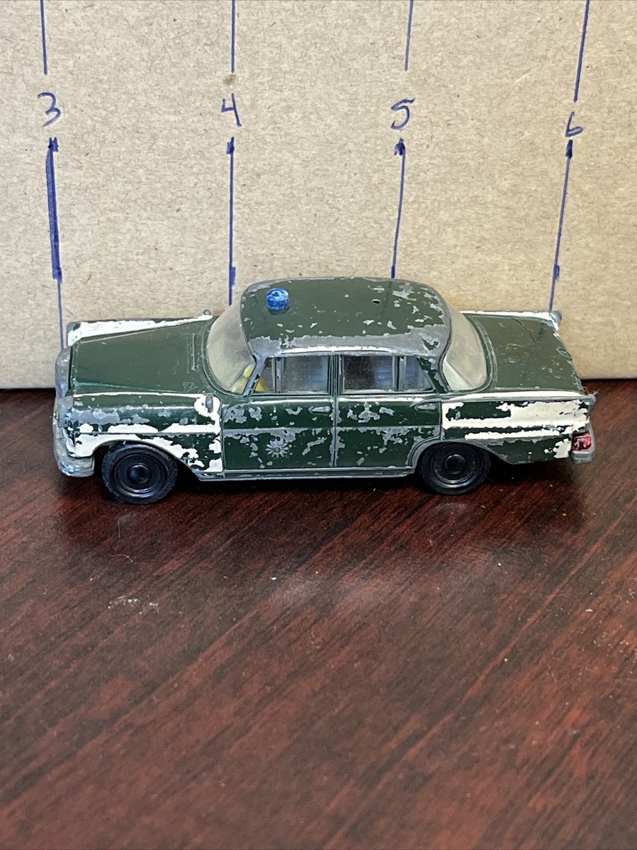 Rare Vintage - Siku V250 Mercedes Benz 190 D Police Car - made in