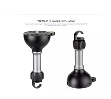 Leofoto YB-75LP Leveling Base with Handle for 75mm Bowl 3/8" Thread