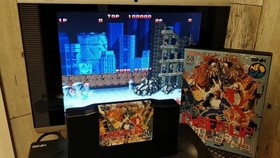Cyber-Lip Cyber Lip SNK NEO GEO AES Cartridge, Manual Box set Working Japan-b211
