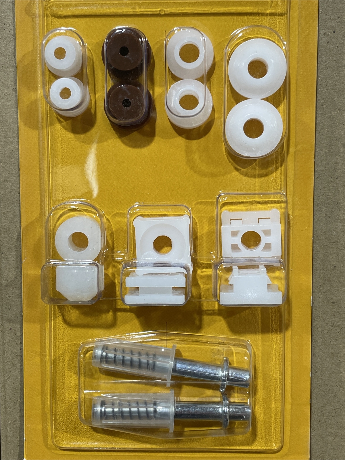 N 7539 Bi-fold Door Top Pivot and Cap Repair Kit, Plastic Base Fits 3/8 ...