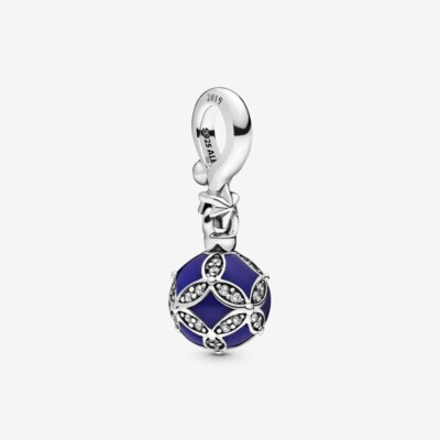 Limited Edition 2019 PANDORA Blue CHRISTMAS ORNAMENT