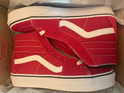 vans sk8 hi crimson