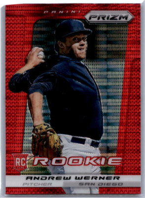 2013 PANINI PRIZM RED PULSAR PRIZMS #230 ANDREW WERNER NM-MT