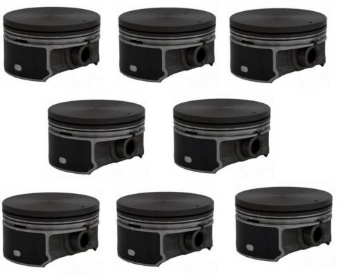 020 Over Coated Flat Top Pistons Set for 2002-2008 Chevrolet LS2 LQ4 LQ9 6.0L - Picture 3 of 3