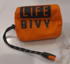 GoTime Gear Life Bivy Emergency Sleeping Bag Thermal Bivvy - Orange