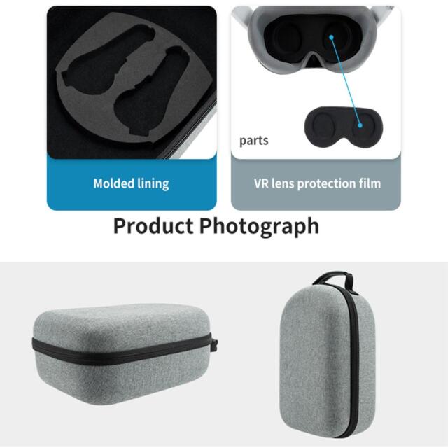 1XFor PICO 4 Storage Hand Bag VR Glasses Accessories Protective Carrying Case UK 1XFor PICO 4 Storage Hand Bag VR Glasses Accessories Protective Carrying Case UK