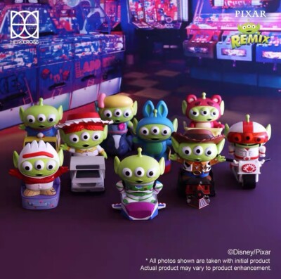 HeroCross Disney Toy Story Aliens Vehicle Series Sealed Case 8