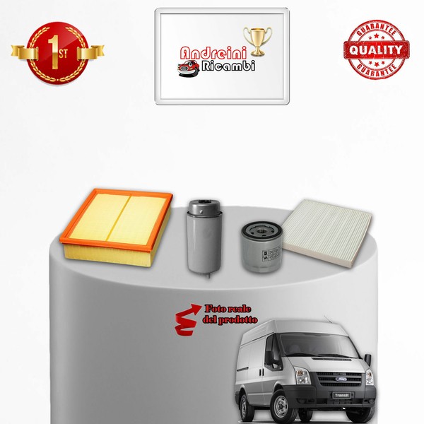 Kit Wartung 4 Filter Ford Transit Vii 2.2 Tdci 63KW 85CV Ab 2006-image