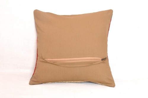 Jute Cushion Cover Vintage Decor 18x18" Square Outdoor Patio Pillow Cover Throw - Picture 4 of 4