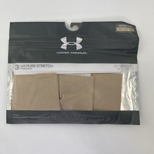 Under Armour Women's UA Pure Stretch Thong Underwear 3 Pack Nude/Beige Size XS