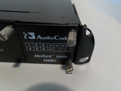 AUDIOCODES MEDIANT 1000 AMC GTPM00478 - No Trunk Card*See Pictures* - Picture 2 of 7