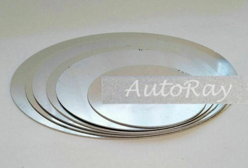 Notched 7/11/13/15/16 inch Aluminum Disc Circle Blank Plate Flat Round 2mm Thick - Picture 4 of 7