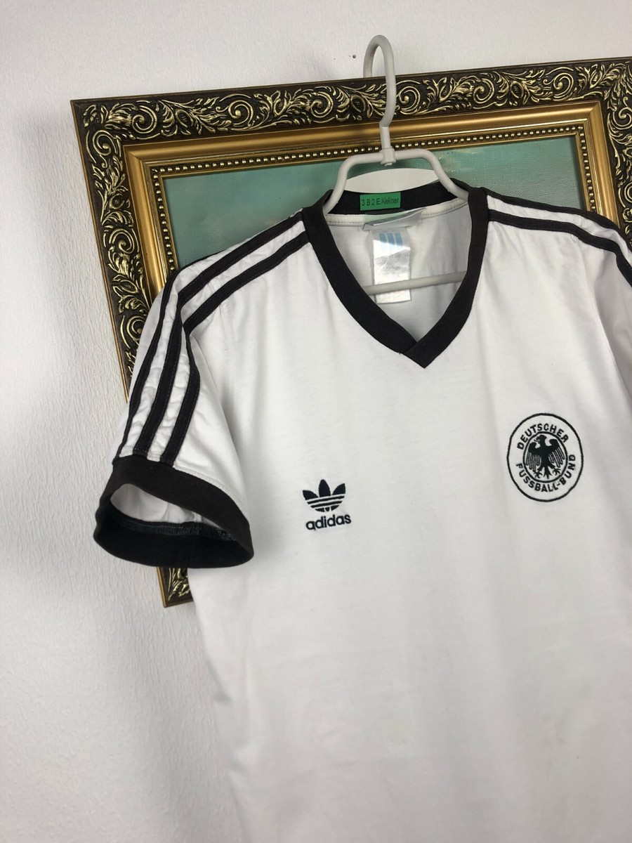 Vintage 90's Germany Adidas Football Shirt Soccer Tee Rare Jersey