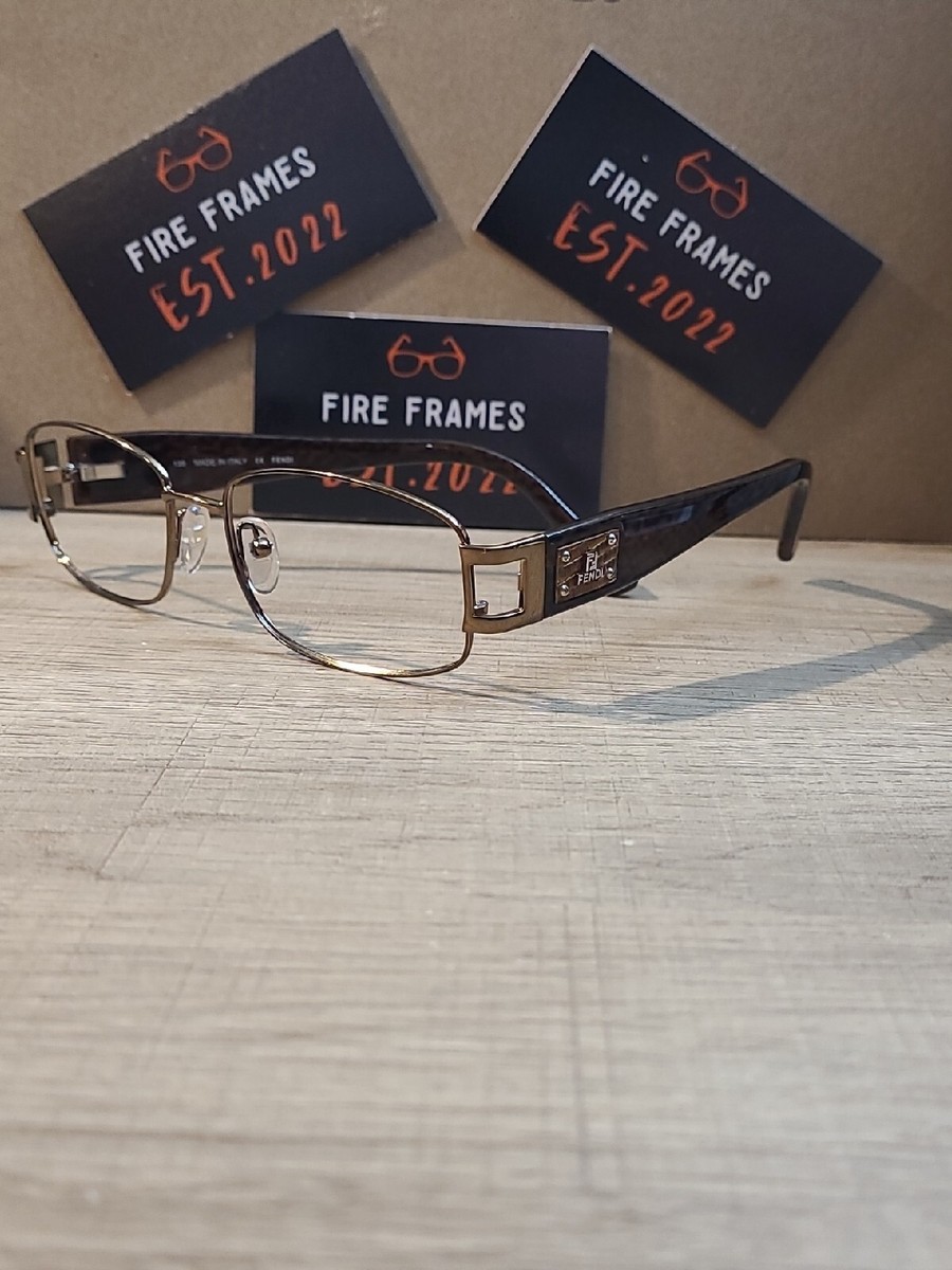 Fendi F856 RX Eyeglasses Frames 705 Brown Pattern 53 16-135  display picture 3