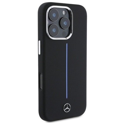 Coque Mercedes en Silicone Rigide pour Apple iPhone 16 Pro 6.3 - noir - Imagen 4 de 4