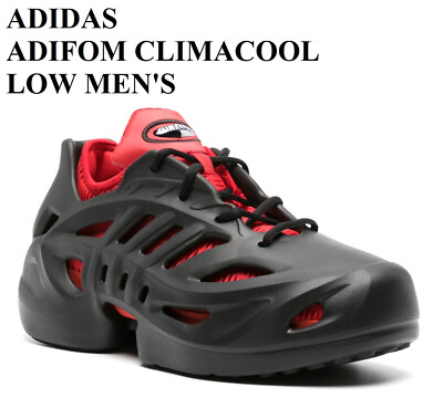 ADIDAS ADIFOM CLIMACOOL BEACH LACE-UP SNEAKERS MEN SHOES BLACK/RED