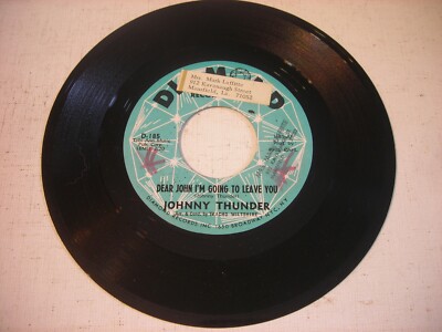 Johnny Thunder Dear John I'm Going to Leave You / Suzie - Q 1965 45rpm VG+