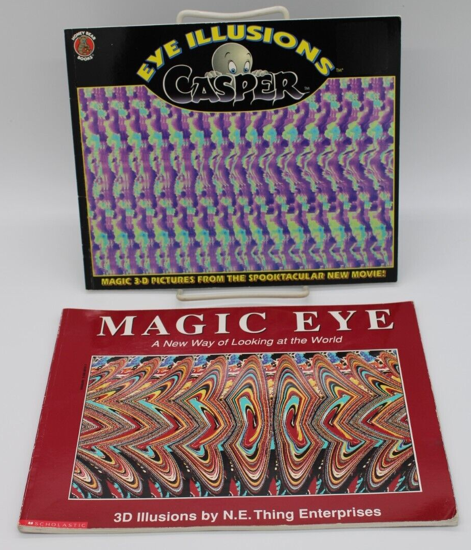 2 books: Magic Eye New Way of Looking at the World & Casper Eye ...
