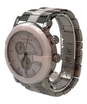 GUCCI G-Timeless Chronograph YA101345 Women's Watch White Dial