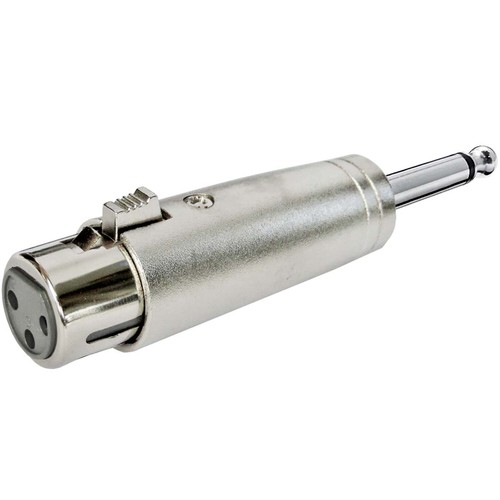Juego de adaptadores keepdrum XLR-F -XLR-M - XLR-F - Hembra de 6,3 mm - XLR-F - Conector de 6,3 mm - Imagen 6 de 7
