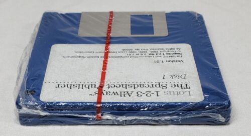 Lotus 1-2-3 Version 1.01 Allways Spreadsheets 3.5" Floppy Disk Set Software IBM - Picture 4 of 6
