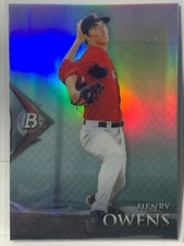 HENRY OWENS 2014 Bowman Platinum Chrome Prospects Refractor BOSTON RED SOX (i78)