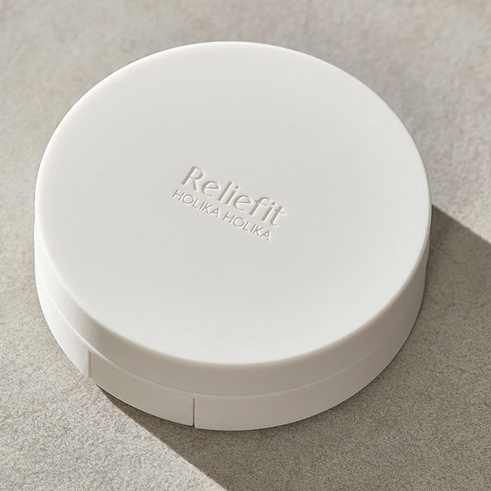 Cojín transparente HOLIKA HOLIKA Reliefit Cica 14 g + recarga 14 g SPF50 + PA++ + K-Belleza Foto 2 de 4