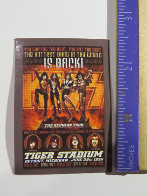 MUSIC STICKER, KISS: American Rock Band ~ 1996 Tiger Stadium Reunion