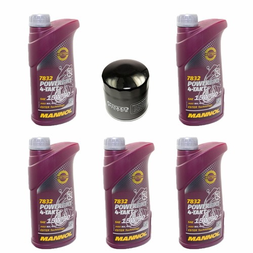 Huile Moteur Kit 15W50 Filtre à MF163 5 Litre Pour BMW K 1100 Lt R 1150 ...