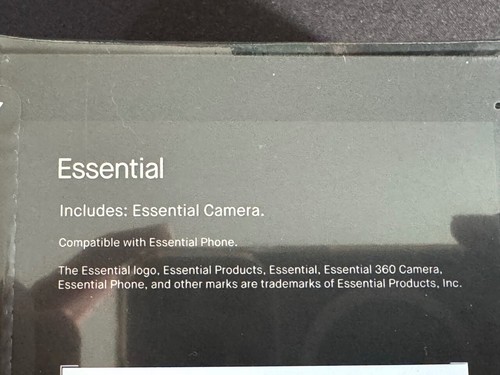 SEALED NEW BUNDLE Essential PH-1 - 128 GB - Pure White (Unlocked) 360 Camera - Afbeelding 5 van 5