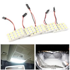 5pc White Led 5050 15smd Panel Festoon T10 Ba9s Adapter Interior Dome Light Lamp 5pc White Led 5050 15smd Panel Festoon T10 Ba9s Adapter Interior Dome Light Lamp