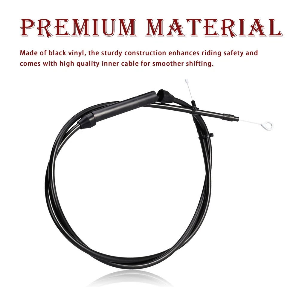 Cable de embrague extendido 61 1/4" para Harley Sportster XL 86-13 Sportster 04-up Foto 4 de 4