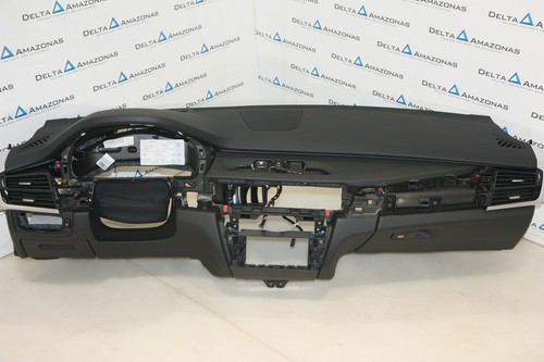 BMW X5 F15 Dashboard Instrument Panel HUD Armaturenbrett Black Instrumententafel - Picture 2 of 10