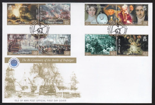 Isle of Man 2005 FDC Bicentenary of the Battle of Trafalgar