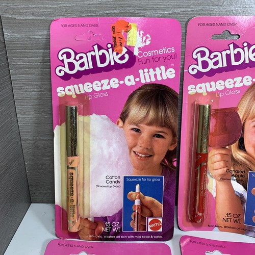 SET LOT 4 Vintage 1982 Barbie Cosmetics Eye Shadow 5501 5502 5505 5506 NEW - Picture 2 of 9