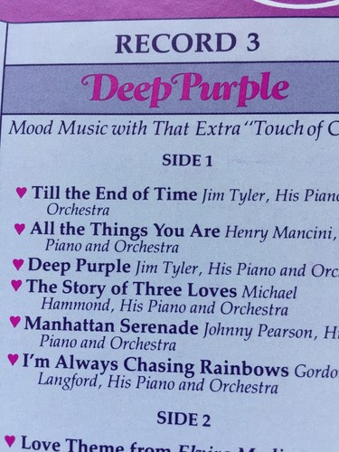 Moonglow Romantic Piano & Orchestra 33 RPM Set of 7 Reader's Digest - Picture 4 of 6