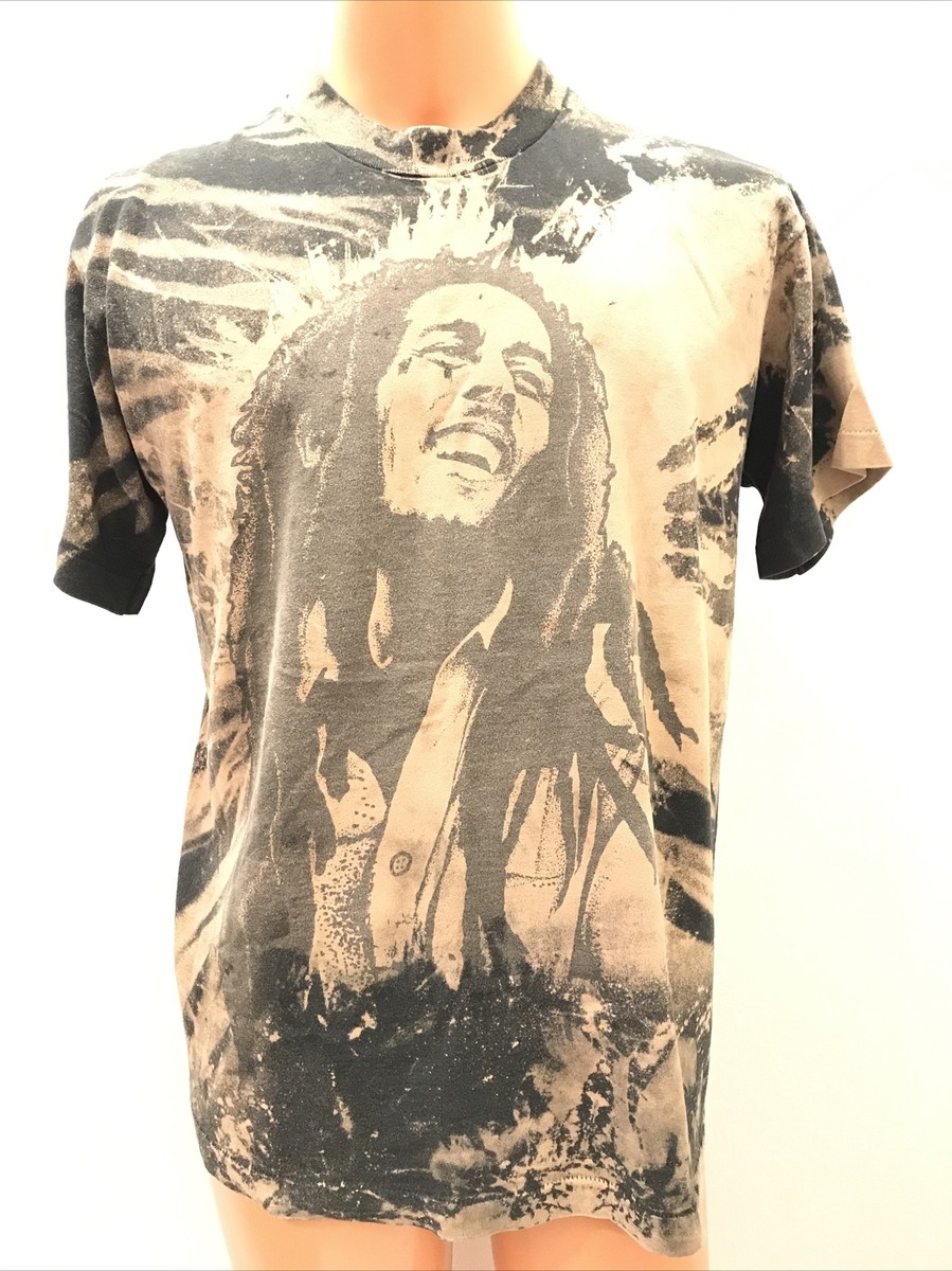 RARE VTG Fruit of the Loom Bob Marley Mosquito Head Single