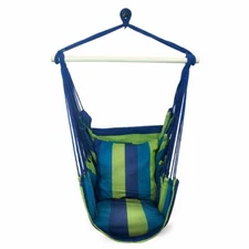 Sorbus Hanging Hammock Chair Swing Seat - 2 Seat Cushions Included