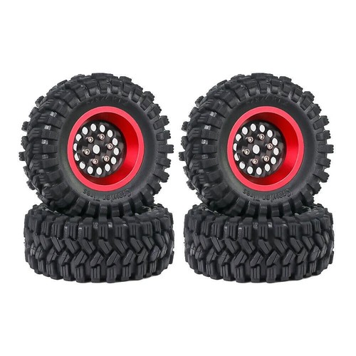 1,2" Kohlefaser Beadlock Rad Reifen Set für 1/18 1/24 RC Crawler TRX4M SCX24 - Bild 40 von 48