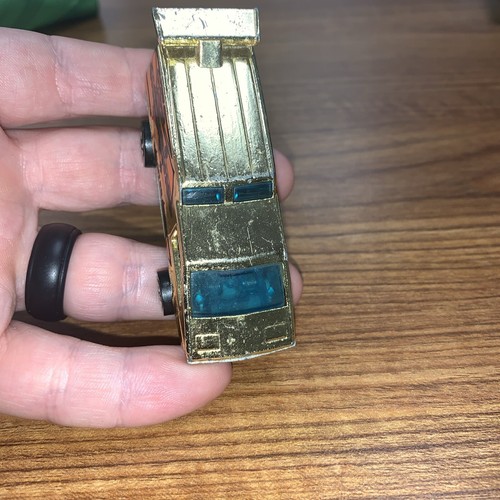 Vintage Spoiler Sport Van 1976 Hot Wheels Gold Hong Kong Die cast Chrome Mattel - Picture 3 of 9