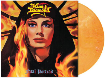 KING DIAMOND - Fatal Portrait - ltd. Melon Orange Marbled Vinyl LP - NEU
