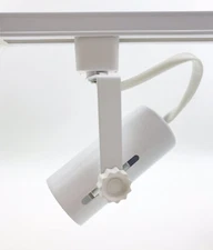120 Voltage Track Lighting Head, E26 Medium Socket, White Finish, HV200 WH