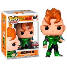 FUNKO POP! 708 DRAGON BALL Z - ANDROID 16 - C16  - SPECIAL EDITION METALLIC