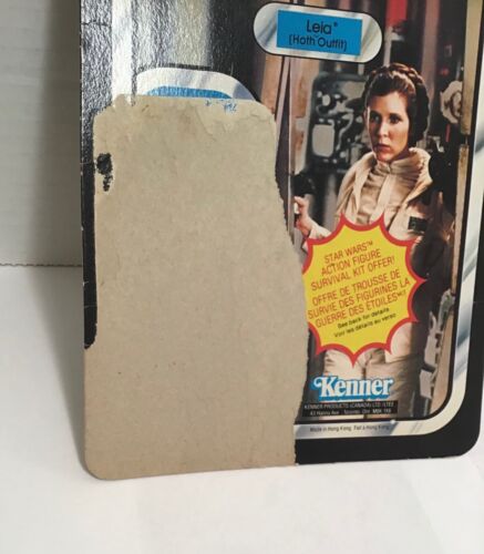 Tarjeta canadiense vintage Empire Strikes Back Leia Hoth 41 back - solo tarjeta de respaldo - Imagen 4 de 12