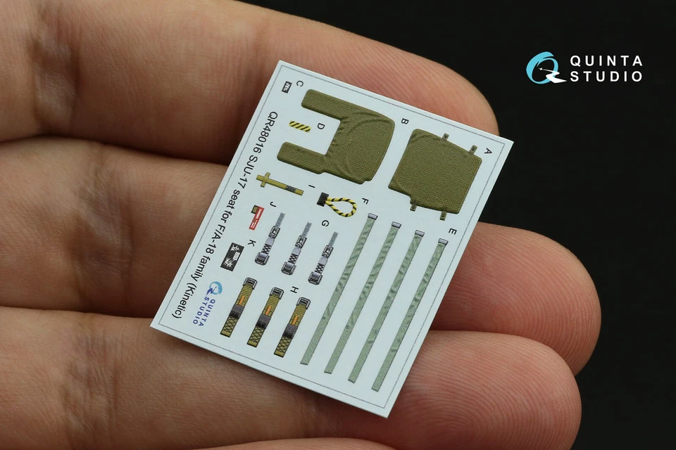 Siège éjectable Quinta Studio 1/48 SJU-17 pour famille F/A-18 (Kinetic) - Photo 4/4