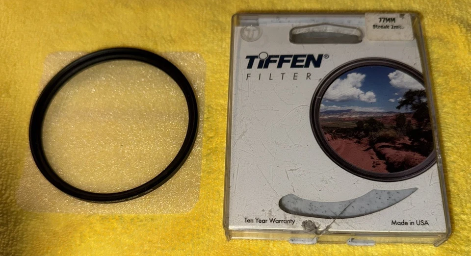 NICE! Tiffen 77mm STREAK 2mm Filter (2mm) w/ ETCHED LINES Camera - Image 3 of 4