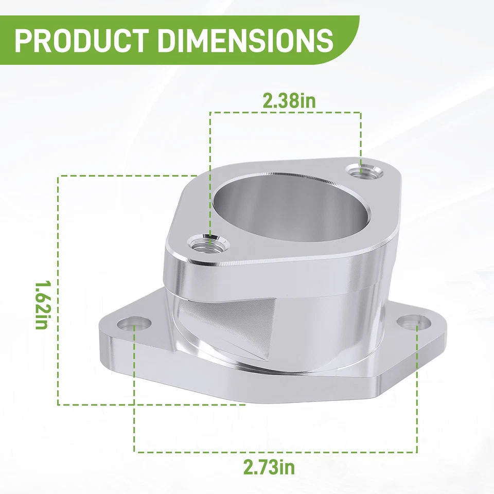 Carburetor Intake Manifold Boot CNC Aluminum for Yamaha Warrior 350 1UY-13586-02 - Image 2 of 4