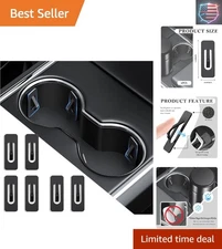 Durable Self-Adhesive Car Cup Holder Insert - 6PCS for Secure Beverage Storage