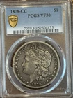 1878-CC Morgan Dollar PCGS VF30 Carson City Silver $1 Coin