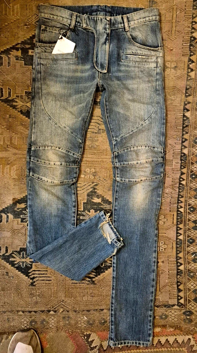 Balmain Biker Jeans for Men for sale - eBay